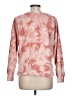 Time and Tru 100% Cotton Tie-dye Pink Pullover Sweater Size L - photo 2