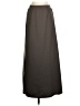 Uniqlo 100% Polyester Solid Brown Formal Skirt Size S - photo 1