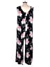 Lularoe Floral Black Jumpsuit Size L - photo 2