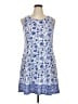 Unbranded 100% Polyester Paisley Blue Casual Dress Size XL - photo 1
