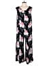 Lularoe Floral Black Jumpsuit Size L - photo 1