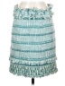Tory Burch Tweed Teal Casual Skirt Size 4 - photo 1