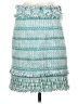 Tory Burch Tweed Teal Casual Skirt Size 4 - photo 2