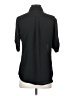 Lulus 100% Polyester Black 3/4 Sleeve Blouse Size S - photo 2