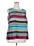 Talbots 100% Polyester Teal Sleeveless Blouse Size 2X - photo 1