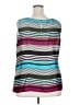 Talbots 100% Polyester Teal Sleeveless Blouse Size 2X - photo 2