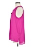 Pleione 100% Polyester Pink Sleeveless Blouse Size M - photo 5