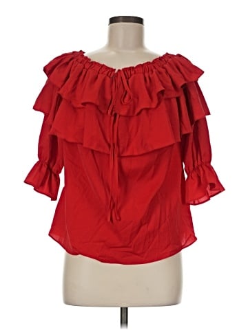 Younique 3/4 Sleeve Blouse (view 1)