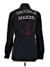 Lucky Brand 100% Cotton Black Denim Jacket Size S - photo 2