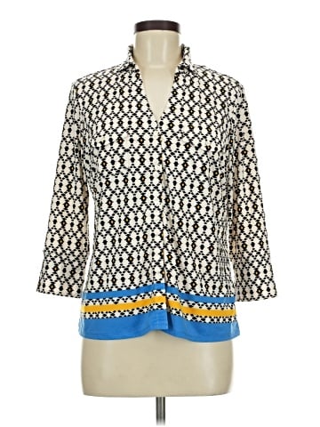 J. McLaughlin 3/4 Sleeve Blouse (view 1)