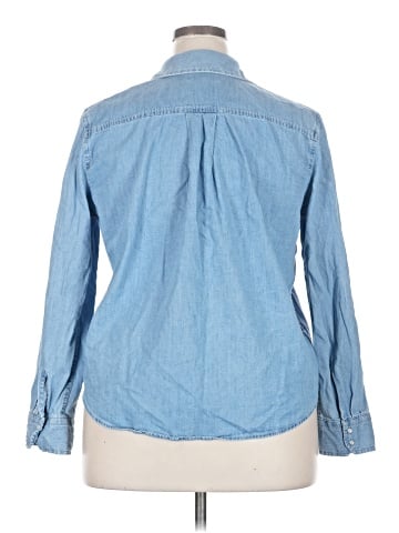 Free Assembly Long Sleeve Button-Down Shirt (view 2)