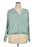 A New Day 100% Polyester Teal 3/4 Sleeve Blouse Size XXL - photo 1