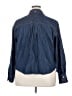 Free Assembly Blue Long Sleeve Button-Down Shirt Size XXL - photo 2
