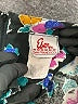 Assorted Brands 100% Cotton Floral Blue Cocktail Dress Size 9 - photo 7