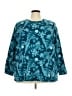 D&Co. Tropical Teal Pullover Sweater Size 3X - photo 1