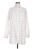 Woolworths 100% Cotton Checkered-gingham Pink Long Sleeve Button-Down Shirt Size M - photo 1