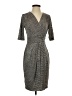 BCBGMAXAZRIA Chevron-herringbone Gray Cocktail Dress Size S - photo 1