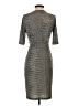 BCBGMAXAZRIA Chevron-herringbone Gray Cocktail Dress Size S - photo 2