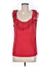 Chaps Red Sleeveless Blouse Size M - photo 1