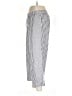 Caslon Stripes Silver Linen Pants Size M - photo 5