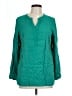 Talbots Green Long Sleeve Blouse Size L - photo 1