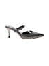 Paige 100% Leather Silver Heels Size 8 1/2 - photo 1