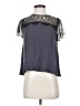 Elodie 100% Rayon Gray Short Sleeve Blouse Size S - photo 1
