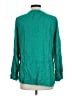 Talbots Green Long Sleeve Blouse Size L - photo 2