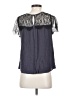 Elodie 100% Rayon Gray Short Sleeve Blouse Size S - photo 2