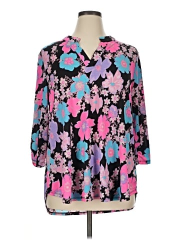 Dear Scarlett 3/4 Sleeve Blouse (view 1)