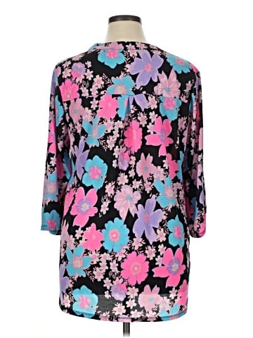 Dear Scarlett 3/4 Sleeve Blouse (view 2)