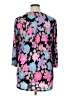Dear Scarlett Floral Pink Black 3/4 Sleeve Blouse Size XL - photo 2