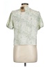 Gilli 100% Polyester Green Short Sleeve Blouse Size L - photo 2