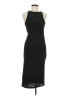 Topshop 100% Polyester Solid Black Cocktail Dress Size 8 - photo 1