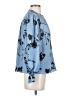 1.State 100% Polyester Blue Long Sleeve Blouse Size S - photo 4