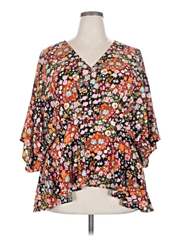 Emily Wonder 3/4 Sleeve Blouse (view 1)
