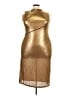 Cider Metallic Gold Cocktail Dress Size 3X - photo 1