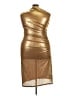 Cider Metallic Gold Cocktail Dress Size 3X - photo 2