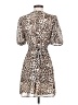 WAYF 100% Polyester Animal Print Brown Cocktail Dress Size S - photo 2