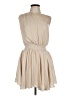 Do & Be 100% Polyester Solid Tan Casual Dress Size M - photo 1