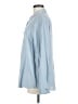 Orvis 100% Silk Solid Blue Blouse Size L - photo 5