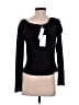 Adrienne Landau Black Long Sleeve Top Size M - photo 2