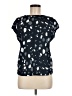 Ted Baker London 100% Polyester Polka Dots Black Short Sleeve T-Shirt Size 6 (2) - photo 1
