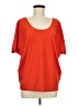 Kim & Cami Orange Short Sleeve Top Size M - photo 1