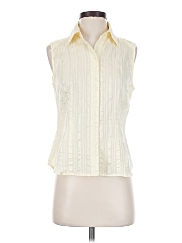 Jones Wear Sleeveless Button-Down Shirt (view 1)