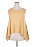 The ZigZag Stripe Gold Sleeveless T-Shirt Size XXL - photo 1