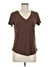 Zyia Active Brown Short Sleeve T-Shirt Size M - photo 1