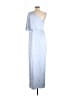 Aidan Mattox 100% Polyester Silver Casual Dress Size 8 - photo 2