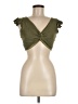 Shein 100% Viscose Green Sleeveless Blouse Size 6 - photo 1