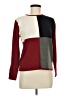 Sag Harbor 100% Acrylic Color Block Burgundy Pullover Sweater Size M (petite) - photo 1